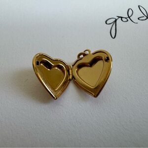 Gold tone Heart Locket